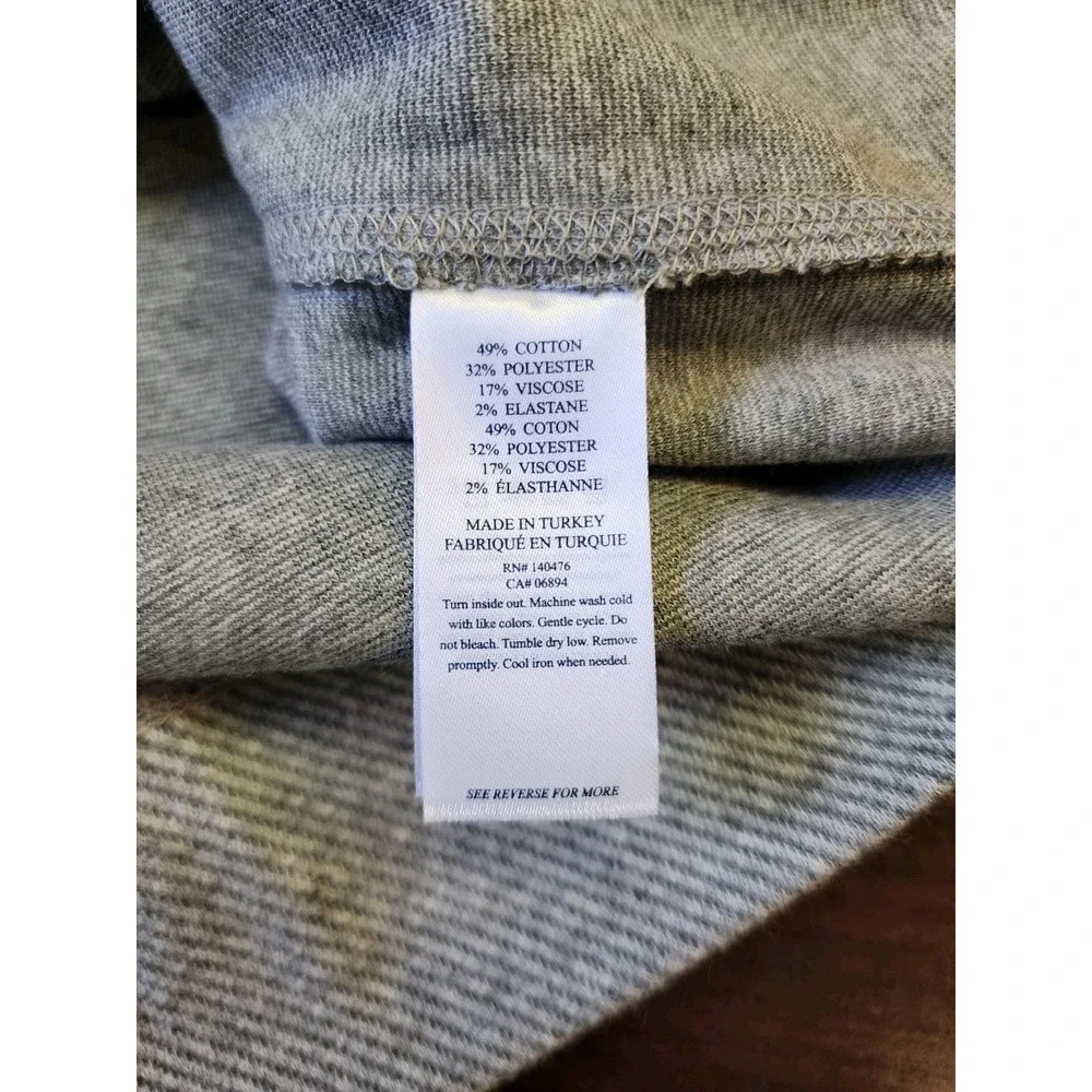 Faherty Legend Sweater Crew Mens 2XL Gray Twill Pullover Long Sleeve NEW $128